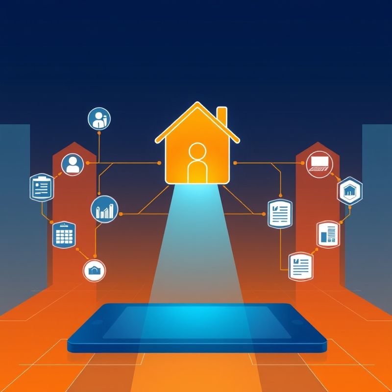 AI-powered mortgage matching visualization